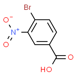 ChemSpider 2D Image | 4-Bromo-3-nitrobenzoic acid | C7H4BrNO4