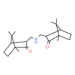 ChemSpider 2D Image | 3,3'-[Iminobis(methylene)]bis(1,7,7-trimethylbicyclo[2.2.1]heptan-2-one) | C22H35NO2