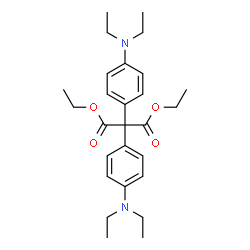 ChemSpider 2D Image | Diethyl bis[4-(diethylamino)phenyl]malonate | C27H38N2O4