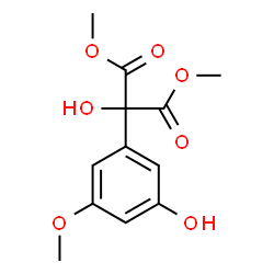 ChemSpider 2D Image | Dimethyl hydroxy(3-hydroxy-5-methoxyphenyl)malonate | C12H14O7