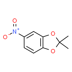 ChemSpider 2D Image | 2,2-Dimethyl-5-nitro-1,3-benzodioxole | C9H9NO4