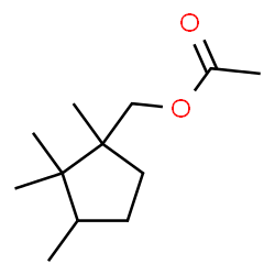 ChemSpider 2D Image | (1,2,2,3-Tetramethylcyclopentyl)methyl acetate | C12H22O2