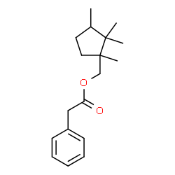 ChemSpider 2D Image | (1,2,2,3-Tetramethylcyclopentyl)methyl phenylacetate | C18H26O2