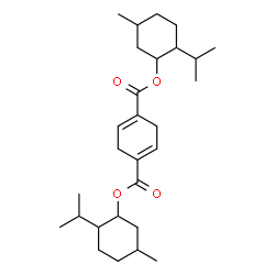 ChemSpider 2D Image | Bis(2-isopropyl-5-methylcyclohexyl) 1,4-cyclohexadiene-1,4-dicarboxylate | C28H44O4