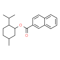 ChemSpider 2D Image | 2-Isopropyl-5-methylcyclohexyl 2-naphthoate | C21H26O2