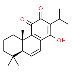 ChemSpider 2D Image | 14-Hydroxyabieta-6,8,13-triene-11,12-dione | C20H26O3
