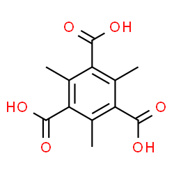 ChemSpider 2D Image | 2,4,6-Trimethyl-1,3,5-benzenetricarboxylic acid | C12H12O6