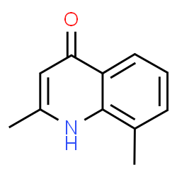 ChemSpider 2D Image | 2,8-Dimethylchinolin-4-ol | C11H11NO