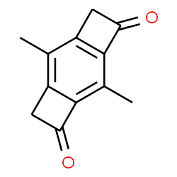 ChemSpider 2D Image | 2,7-Dimethyltricyclo[6.2.0.0~3,6~]deca-1(8),2,6-triene-4,10-dione | C12H10O2