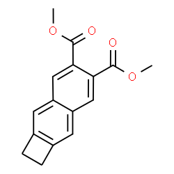 ChemSpider 2D Image | Dimethyl 1,2-dihydrocyclobuta[b]naphthalene-5,6-dicarboxylate | C16H14O4