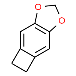 ChemSpider 2D Image | 5,6-Dihydrocyclobuta[f][1,3]benzodioxole | C9H8O2