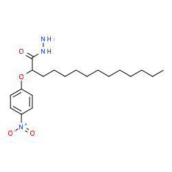 ChemSpider 2D Image | 2-(4-Nitrophenoxy)tetradecanehydrazide | C20H33N3O4