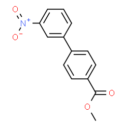 ChemSpider 2D Image | Methyl 3'-nitro-4-biphenylcarboxylate | C14H11NO4