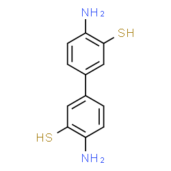 ChemSpider 2D Image | 4,4'-Diamino-3,3'-biphenyldithiol | C12H12N2S2