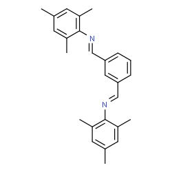 ChemSpider 2D Image | (E,E)-1,3-Phenylenebis(N-mesitylmethanimine) | C26H28N2