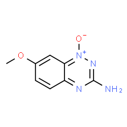ChemSpider 2D Image | 7-Methoxy-1,2,4-benzotriazin-3-amine 1-oxide | C8H8N4O2