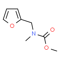 ChemSpider 2D Image | Methyl (2-furylmethyl)methylcarbamate | C8H11NO3