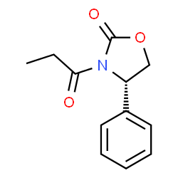 ChemSpider 2D Image | (S)-4-Phenyl-3-propionyloxazolidin-2-one | C12H13NO3