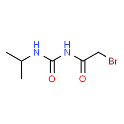 ChemSpider 2D Image | 2-Bromo-N-(isopropylcarbamoyl)acetamide | C6H11BrN2O2