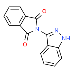 ChemSpider 2D Image | 2-(1H-indazol-3-yl)isoindoline-1,3-dione | C15H9N3O2
