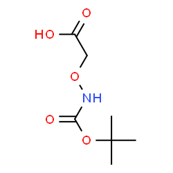 ChemSpider 2D Image | (Boc-aminooxy)acetic Acid | C7H13NO5