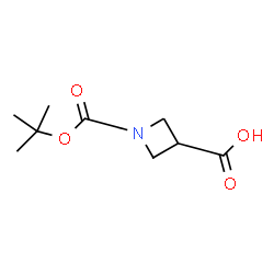 ChemSpider 2D Image | 1-Boc-azetidine-3-carboxylic acid | C9H15NO4