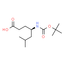 ChemSpider 2D Image | Boc-gamma-L-dihomo-leucine | C13H25NO4