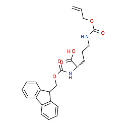 ChemSpider 2D Image | Fmoc-Orn(Aloc)-OH | C24H26N2O6