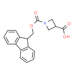 ChemSpider 2D Image | Fmoc-Azetidine-3-carboxylic acid | C19H17NO4
