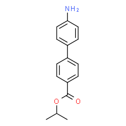 ChemSpider 2D Image | Isopropyl 4'-amino-4-biphenylcarboxylate | C16H17NO2