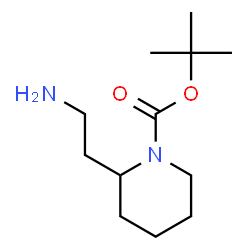 ChemSpider 2D Image | 2-(AMINOETHYL)-1-N-BOC-PIPERIDINE | C12H24N2O2