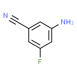 ChemSpider 2D Image | 3-Amino-5-fluorobenzonitrile | C7H5FN2