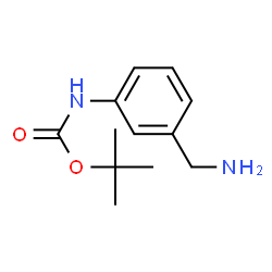 ChemSpider 2D Image | 3-(Boc-amino)benzylamine | C12H18N2O2