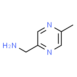 ChemSpider 2D Image | 2-(Aminomethyl)-5-methylpyrazine | C6H9N3