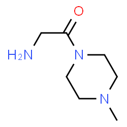 ChemSpider 2D Image | 2-Amino-1-(4-methyl-1-piperazinyl)ethanone | C7H15N3O
