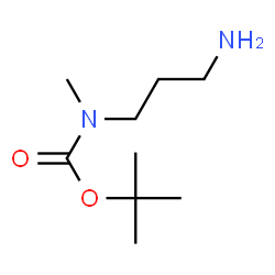 ChemSpider 2D Image | tert-Butyl N-(3-aminopropyl)-N-methylcarbamate | C9H20N2O2