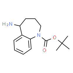 ChemSpider 2D Image | 5-Amino-1-N-Boc-2,3,4,5-tetrahydro-benzo[b]azepine | C15H22N2O2
