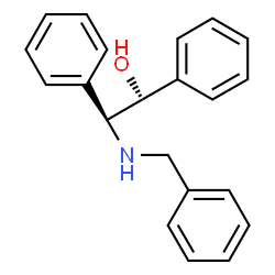 ChemSpider 2D Image | (1R,2S)-2-(Benzylamino)-1,2-diphenylethanol | C21H21NO