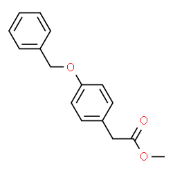 ChemSpider 2D Image | Methyl [4-(benzyloxy)phenyl]acetate | C16H16O3