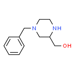 ChemSpider 2D Image | (4-Benzyl-2-piperazinyl)methanol | C12H18N2O