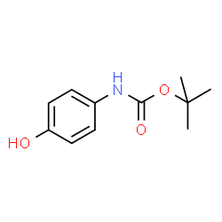 ChemSpider 2D Image | N-Boc-4-aminophenol | C11H15NO3