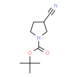ChemSpider 2D Image | 1-N-Boc-3-Cyano-pyrrolidine | C10H16N2O2