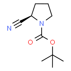 ChemSpider 2D Image | (R)-(+)-1-Boc-2-pyrrolidinecarbonitrile | C10H16N2O2