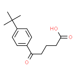 ChemSpider 2D Image | 5-(4-tert-Butylphenyl)-5-oxovaleric acid | C15H20O3