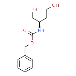 ChemSpider 2D Image | (R)-2-Cbz-Amino-butane-1,4-diol | C12H17NO4