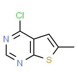 ChemSpider 2D Image | 4-Chloro-6-methylthieno[2,3-d]pyrimidine | C7H5ClN2S