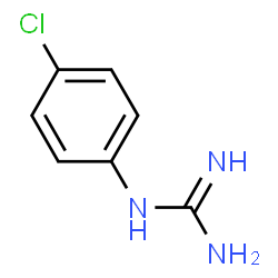 ChemSpider 2D Image | 1-(4-Chlorophenyl)guanidine | C7H8ClN3