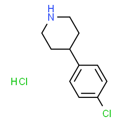 ChemSpider 2D Image | 4-(4-Chlorophenyl)piperidine hydrochloride | C11H15Cl2N