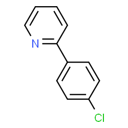 ChemSpider 2D Image | 2-(4-Chlorophenyl)pyridine | C11H8ClN