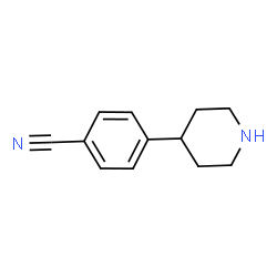 ChemSpider 2D Image | 4-(4'-cyanophenyl)piperidine | C12H14N2